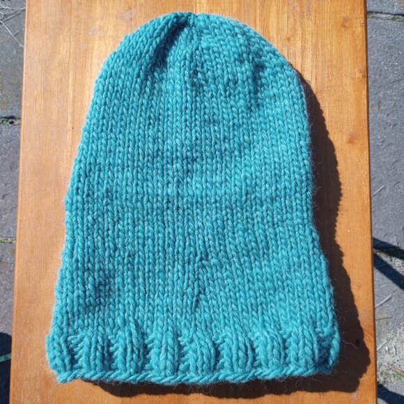 Men's Balaclava Knight Helmet Hat Beanie Neck Gaiter Hoodie Wool Sea Green M - Picture 7 of 13